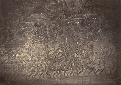 パゴダ大回廊の浅浮き彫り、1866 年。 作： Emile Gsell