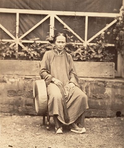 アンナミテの女性、サイゴン、コーチンチナ、1866 年。 作： Emile Gsell