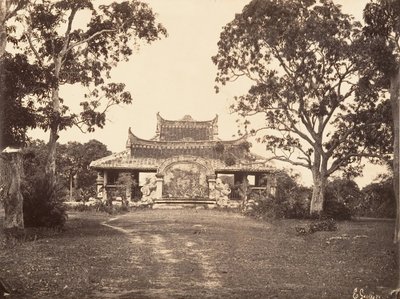 アドラン司教の墓、1866 年。 作： Emile Gsell