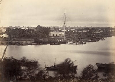 サイゴン シート No. 1、1866 のビュー。 作： Emile Gsell