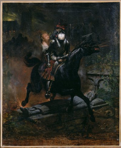 レオノーレのバラード、1839 作： Emile Jean Horace Vernet