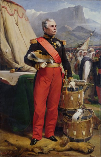 ジャック=ルイ=セザール=アレクサンドル・ド・ランドン伯爵（1795-1871）フランス元帥、1857 作： Emile Jean Horace Vernet