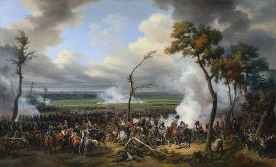 ハーナウの戦い。 1824 作： Emile Jean Horace Vernet