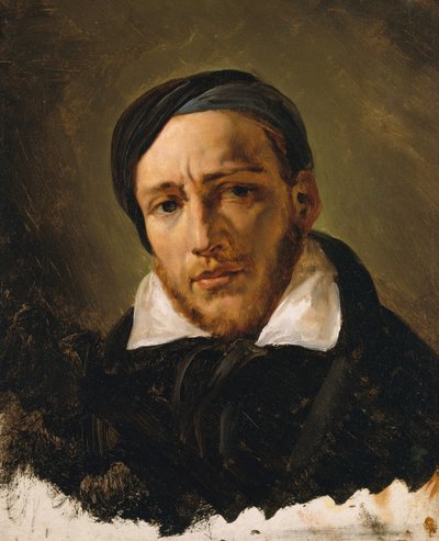 Jean-Louis-André-ThéodoreGericault 1791-1824、おそらく1822または1823。 作： Emile Jean Horace Vernet