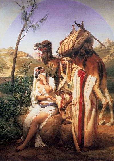 ユダとタマール、1840年。 作： Emile Jean Horace Vernet