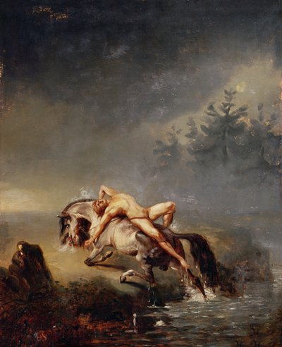 マゼッパ 作： Emile Jean Horace Vernet
