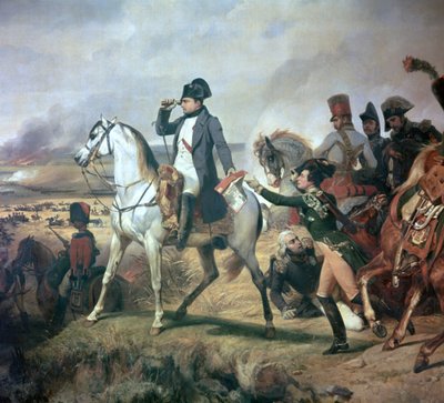 ワグラムの戦いでのナポレオン、19世紀。 作： Emile Jean Horace Vernet