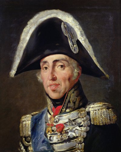 チャールズX（1757-1836）の肖像フランス国王とナバラ 作： Emile Jean Horace Vernet