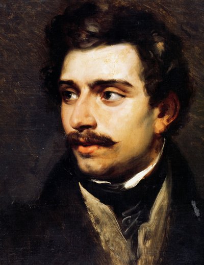 フェデリコ・リッチの肖像（ナポリ 作： Emile Jean Horace Vernet