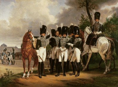 タルハウト=ロイ将軍の肖像、1818-19 作： Emile Jean Horace Vernet