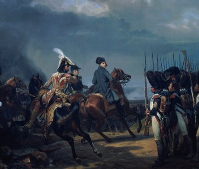 1806年10月14日のイエナの戦い（詳細は70309を参照） 作： Emile Jean Horace Vernet