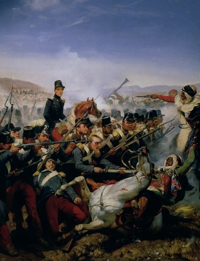 家の戦い、1839 作： Emile Jean Horace Vernet