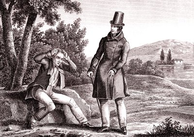 ラ・フォンテーヌの寓話「守銭奴は宝を失う 作： Emile Joseph Alexandre Gouget