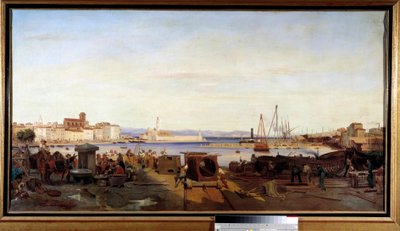 エミール・ルーボンによるシオタット絵画の港 作： Emile Loubon