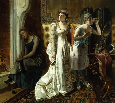 シンデレラと彼女の邪悪な姉妹、1892 作： Emile Meyer