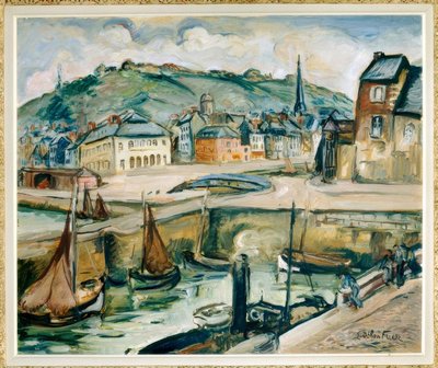 Honfleur 作： Emile Othon Friesz