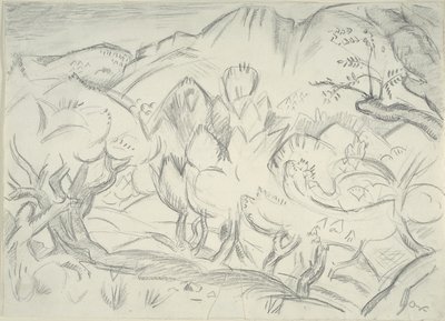 風景、カシス 作： Emile Othon Friesz