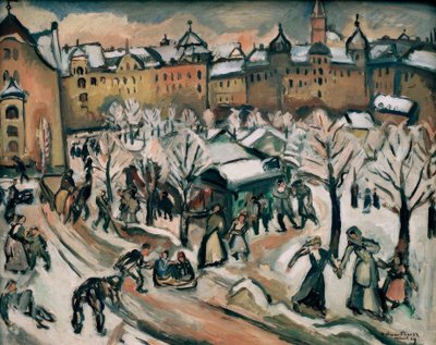 Neige a Munich 作： Emile Othon Friesz