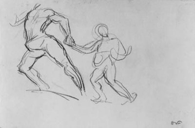 動いている 2 つの図。 作： Emile Othon Friesz