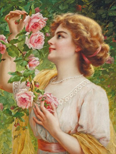 香りのよいバラ 作： Emile Vernon