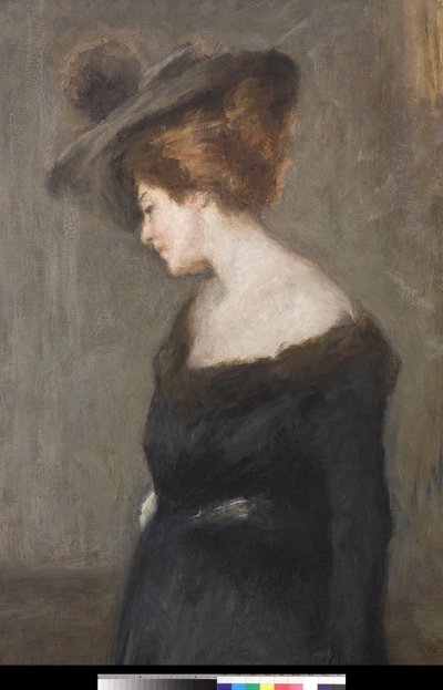 女性の肖像、1903年（3496727の詳細） 作： Emilio Gola