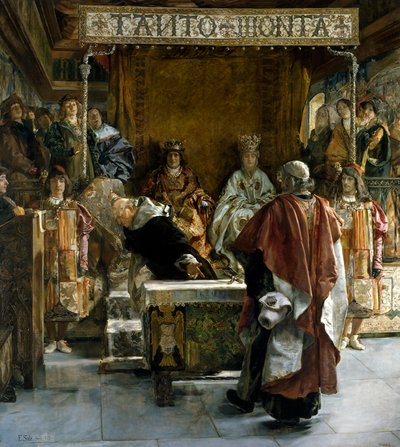 スペインからのユダヤ人の追放（1492年）、1889 作： Emilio Sala Francés