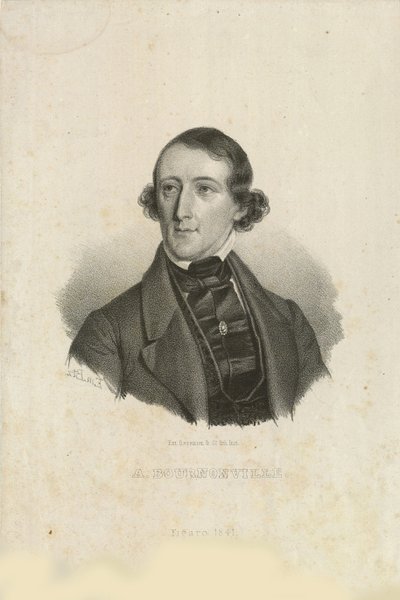 August Bournonville 1805-1879、1842年の肖像。 作： Emilius Ditlev Baerentzen