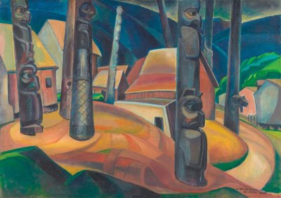 エミリー・カー、キスピオックス・ビレッジ 作： Emily Carr