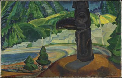 Skidegate、グラハム島、ブリティッシュ コロンビア州 作： Emily Carr
