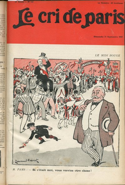 Le Cri de Paris "の表紙 作： Emmanuel Barcet