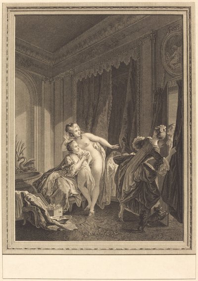夜 作： Emmanuel Jean Nepomucène de Ghendt after Pierre Antoine Baudouin