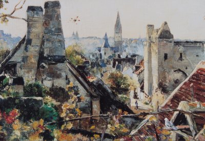 Beaulieu-lès-Loches 1880-89年10月（キャンバスに油彩） 作： Emmanuel Lansyer