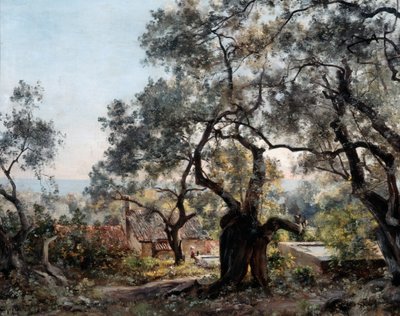 ロンドラ、マントンの近く、1892年。 作： Emmanuel Lansyer