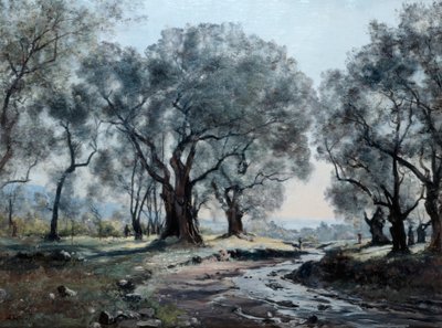 バロネットの渓流、1892 作： Emmanuel Lansyer