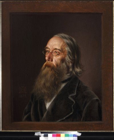 Vasily Alexeyevich Yelagin (Elaguine) (1818-1879) の肖像、Dmitriev-Mamonov、Emmanuil Alexandrovich (1824-1880)。 キャンバスに油彩 作： Emmanuil Alexandrovich Dmitriev Mamonov