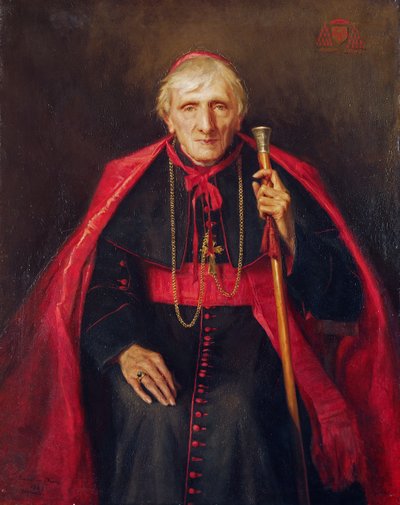 ジョン・ヘンリー・ニューマンの肖像（1801-1890）1889 作： Emmeline Deane