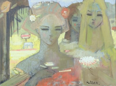 A Field of Yellow, 2001 (キャンバスボードに油彩) 作： Endre Roder