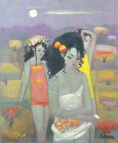 花を集める 作： Endre Roder