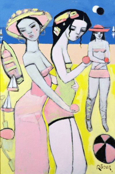 パーシャル・エクリプス」2007年（油彩・キャンバス・ボード 作： Endre Roder