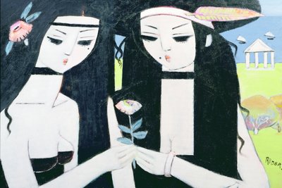 テンプル、2008年（キャンバスボードに油彩 作： Endre Roder