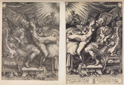 火星と金星、1543年。 作： Enea Vico