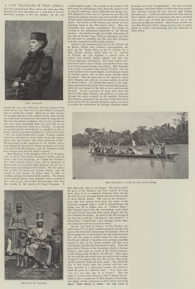 西アフリカの女性旅行者 作： English Photographer