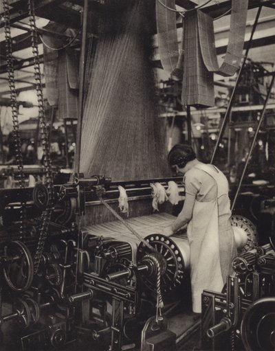 ランカシャーの織機（モノクロ写真 作： English Photographer
