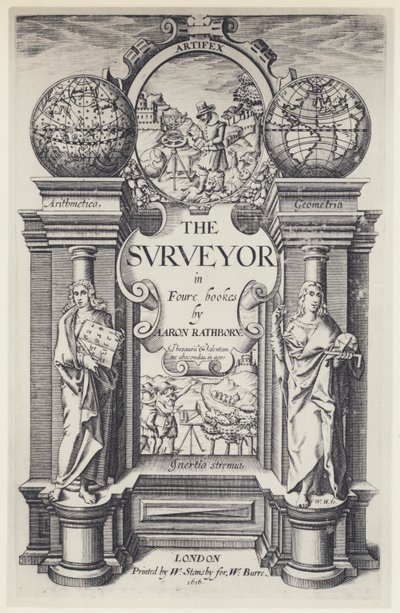 A Rathbone, The Surveyor, W Stansby for W Burre 1616 (モノクロ写真) 作： English Photographer