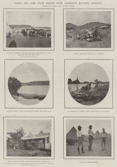 フリーダー国境を越えてオルダーソンが歩兵に乗った 作： English Photographer