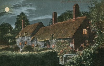 アンハザウェイズコテージ。 1913年に送られたはがき。 作： English Photographer