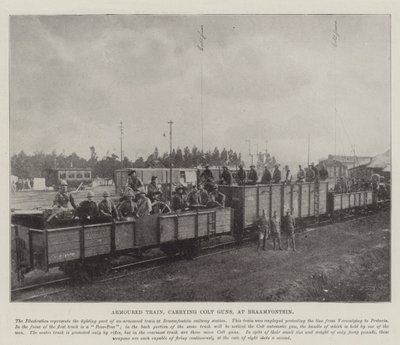 ブラムフォンテンでコルトガンを運ぶ装甲列車 作： English Photographer