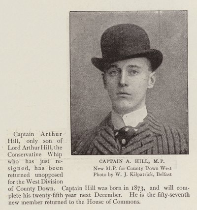 Captain A Hill, MP  作： English Photographer