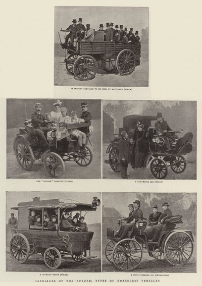 未来の馬車、無馬車の種類 作： English Photographer