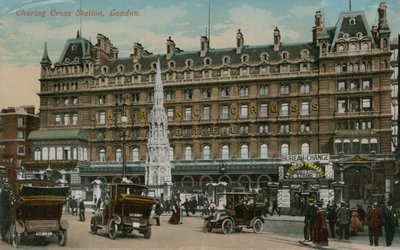 チャリングクロスホテル、ロンドン。 1913年12月16日に発送されたはがき。 作： English Photographer